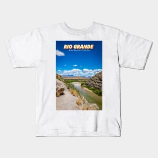 Rio Grande at Big Bend Kids T-Shirt